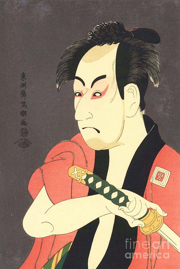 602x900 Kabuki Actor Painting By Pg Reproductions - Kabuki Painting