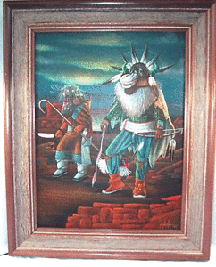 242x300 Native American Hopi - Kachina Painting