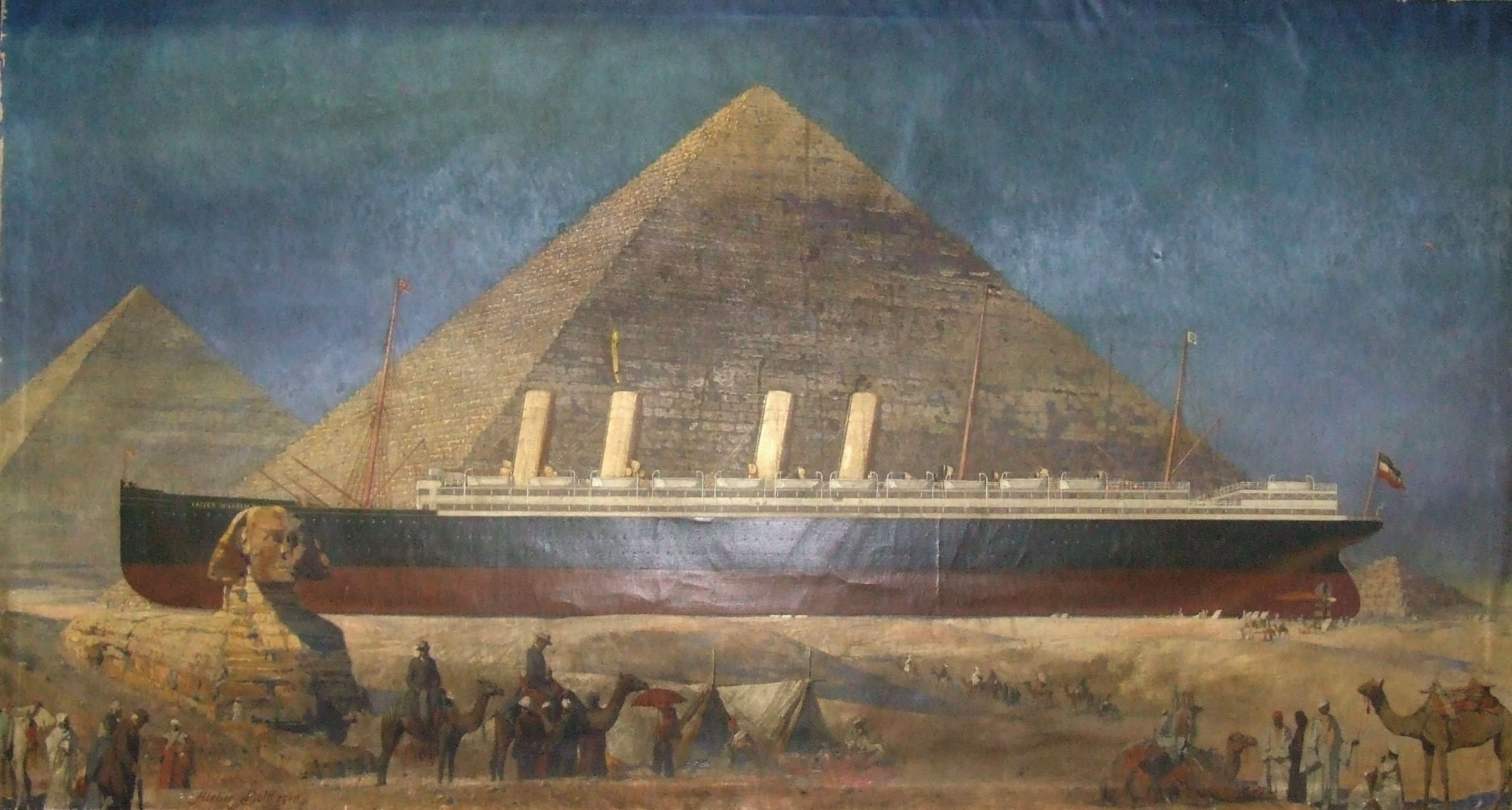 2392x1282 Artifact Of The Month - Kaiser Wilhelm Painting