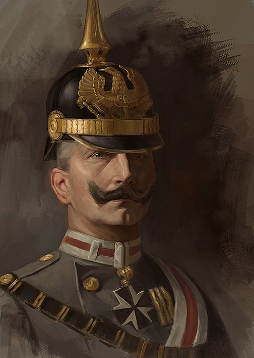 504x708 Mellowsmoothe Art - Kaiser Wilhelm Painting
