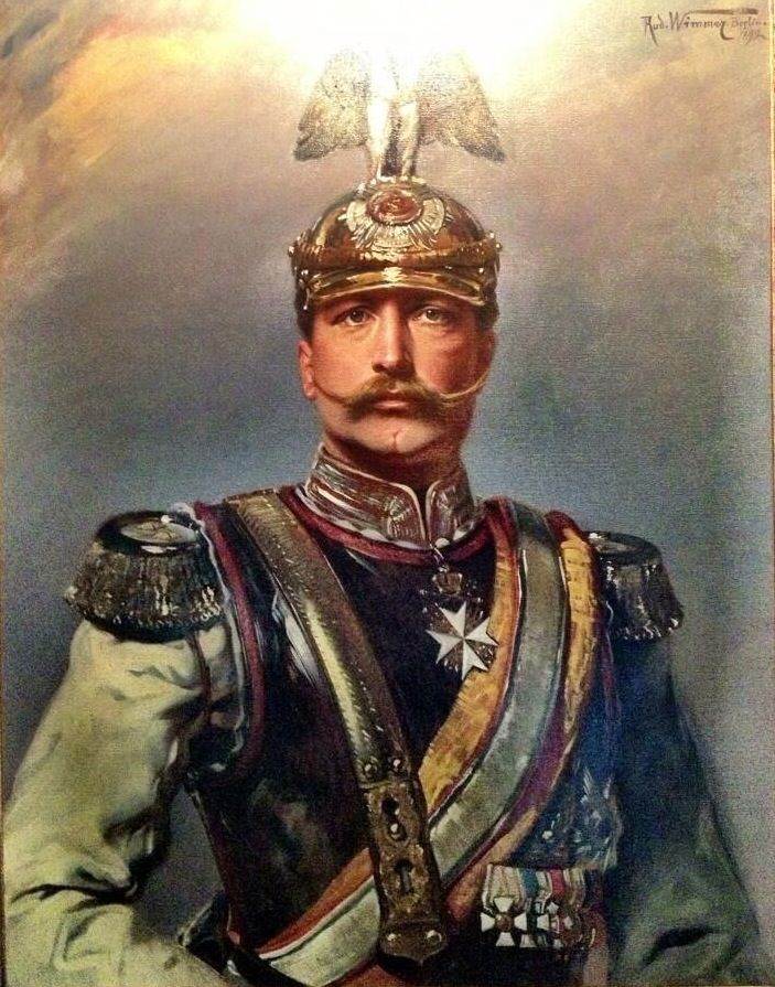 703x895 The 475 Best World War I Images On King George - Kaiser Wilhelm Painting