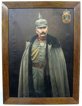 280x360 Impressive Imperial German Portrait Painting Of Kaiser Wilhelm Ii - Kaiser Wilhelm Painting