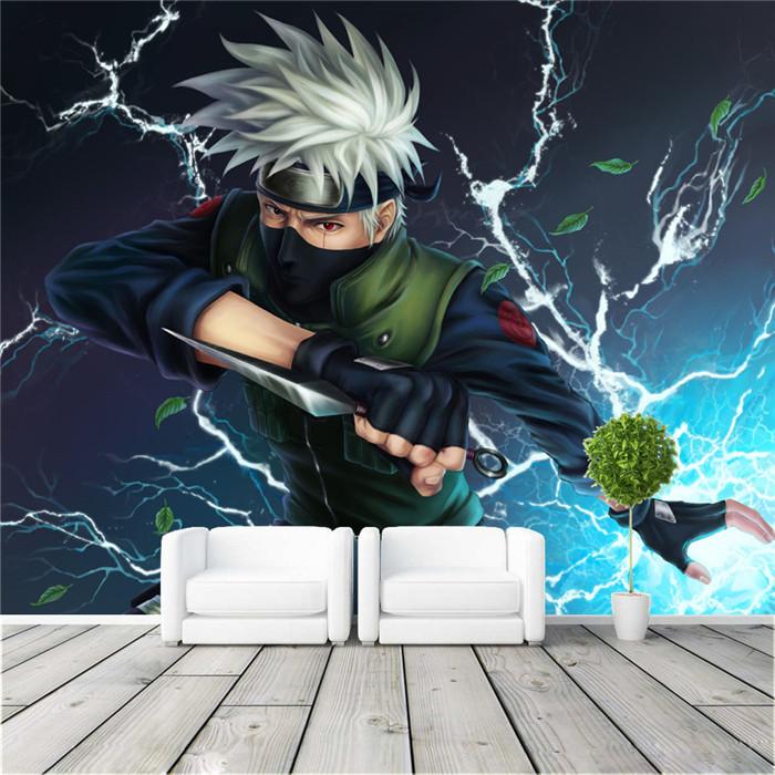 700x700 Japanese Anime Naruto Wall Mural Kakashi Photo Wallpaper Art Mural - Kakashi Painting