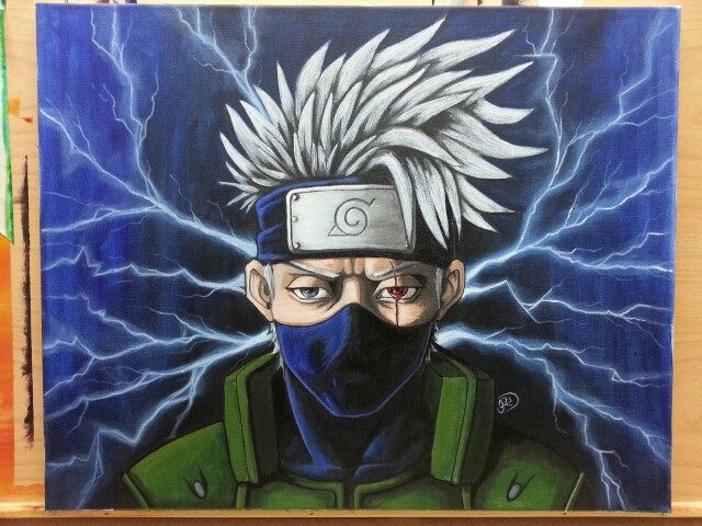 640x480 Kakashi Hatake The Compasionate Killer Painting By The Dreaming - Kakashi Painting