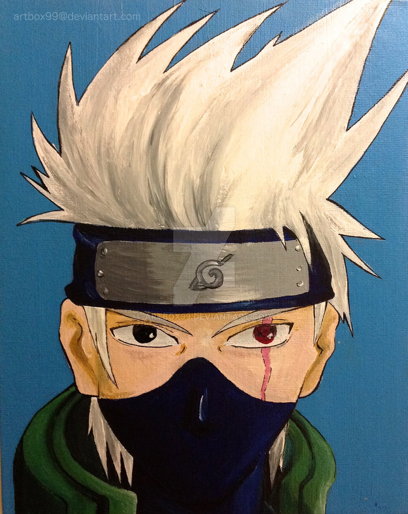 797x1003 Kakashi Painting By Artbox99 - Kakashi Painting