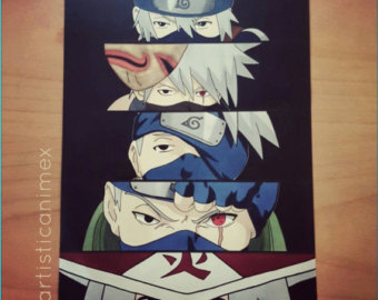 340x270 Kakashi Naruto Art Drawing - Kakashi Painting