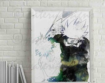 340x270 Kakashi Painting Etsy - Kakashi Painting