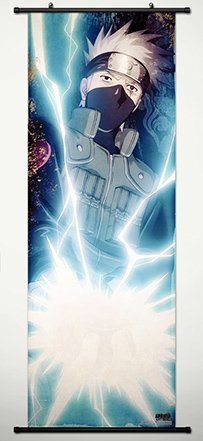 203x441 Wall Scroll Poster Fabric Painting For Anime Naruto - Kakashi Painting