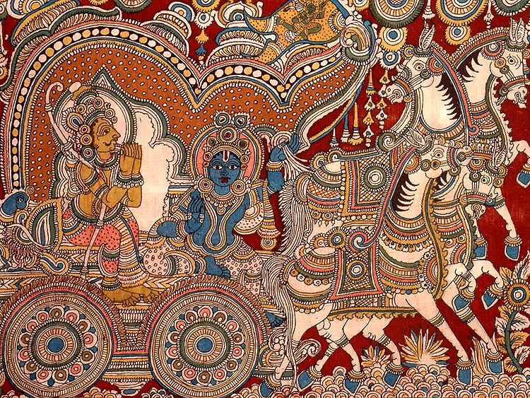750x563 Kalamkari An Ancient Style Of Hand Painting - Kalamkari Painting
