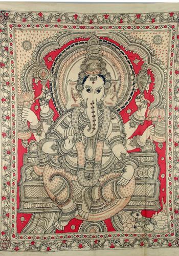 350x500 Kalamkari Painting Desically Ethnic - Kalamkari Painting