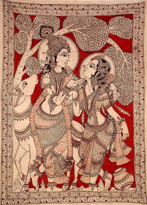 500x700 Kalamkari Paintings - Kalamkari Painting