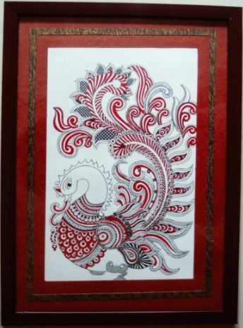 344x465 Kalasiddhiart - Kalamkari Painting