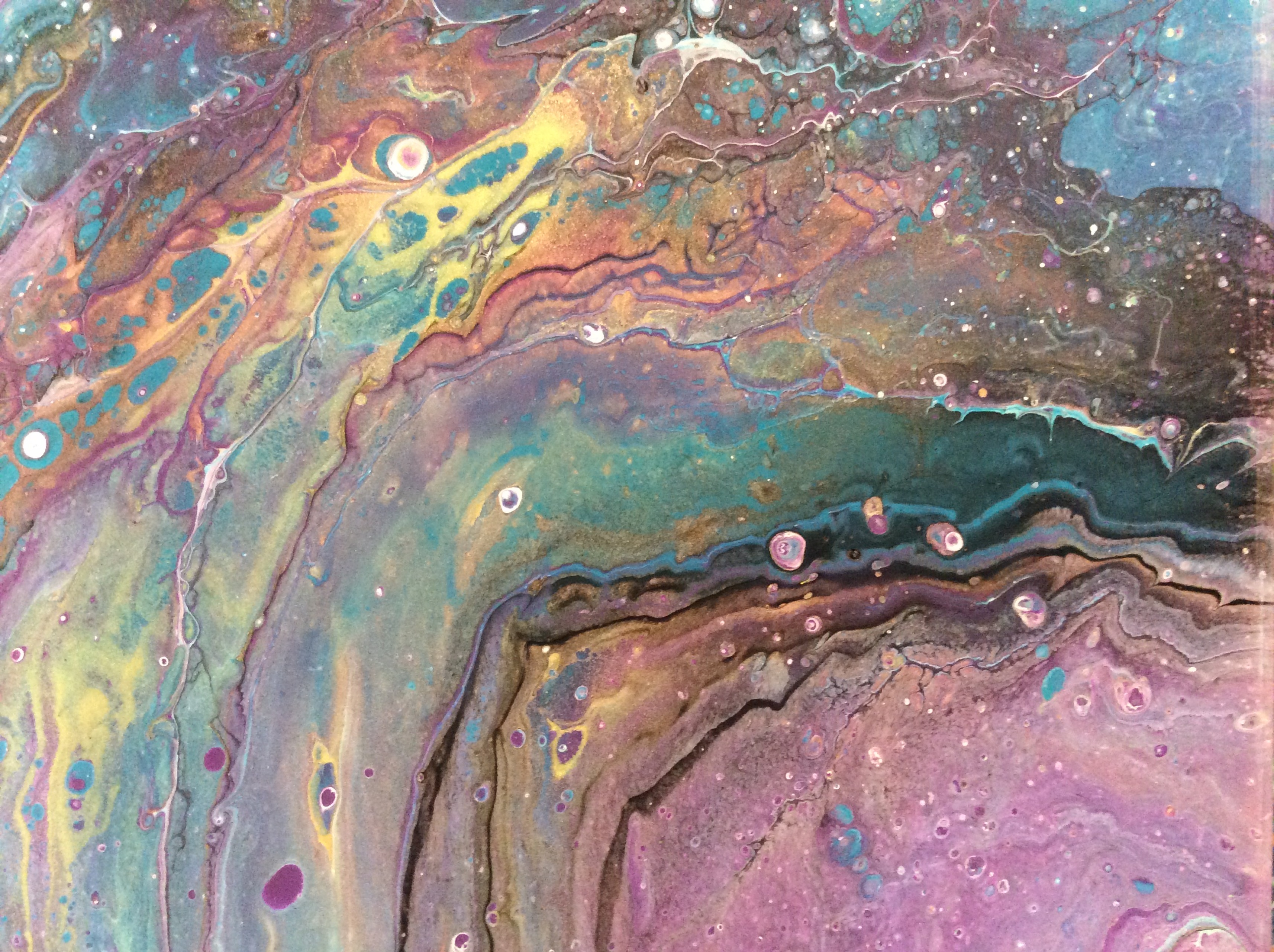 3427x2560 Liquid Kaleidoscope - Kaleidoscope Painting