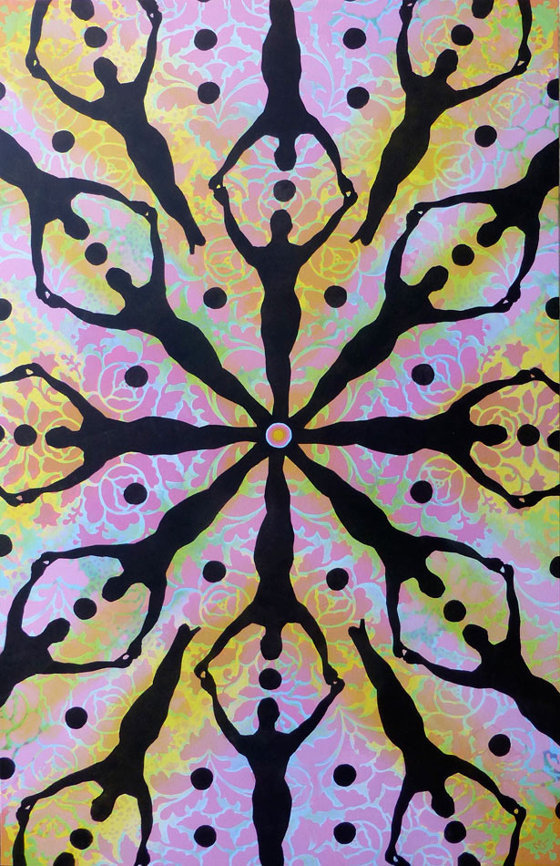 615x950 Michael Lownie Fine Art Layered Stencil Design (Lsd - Kaleidoscope Painting