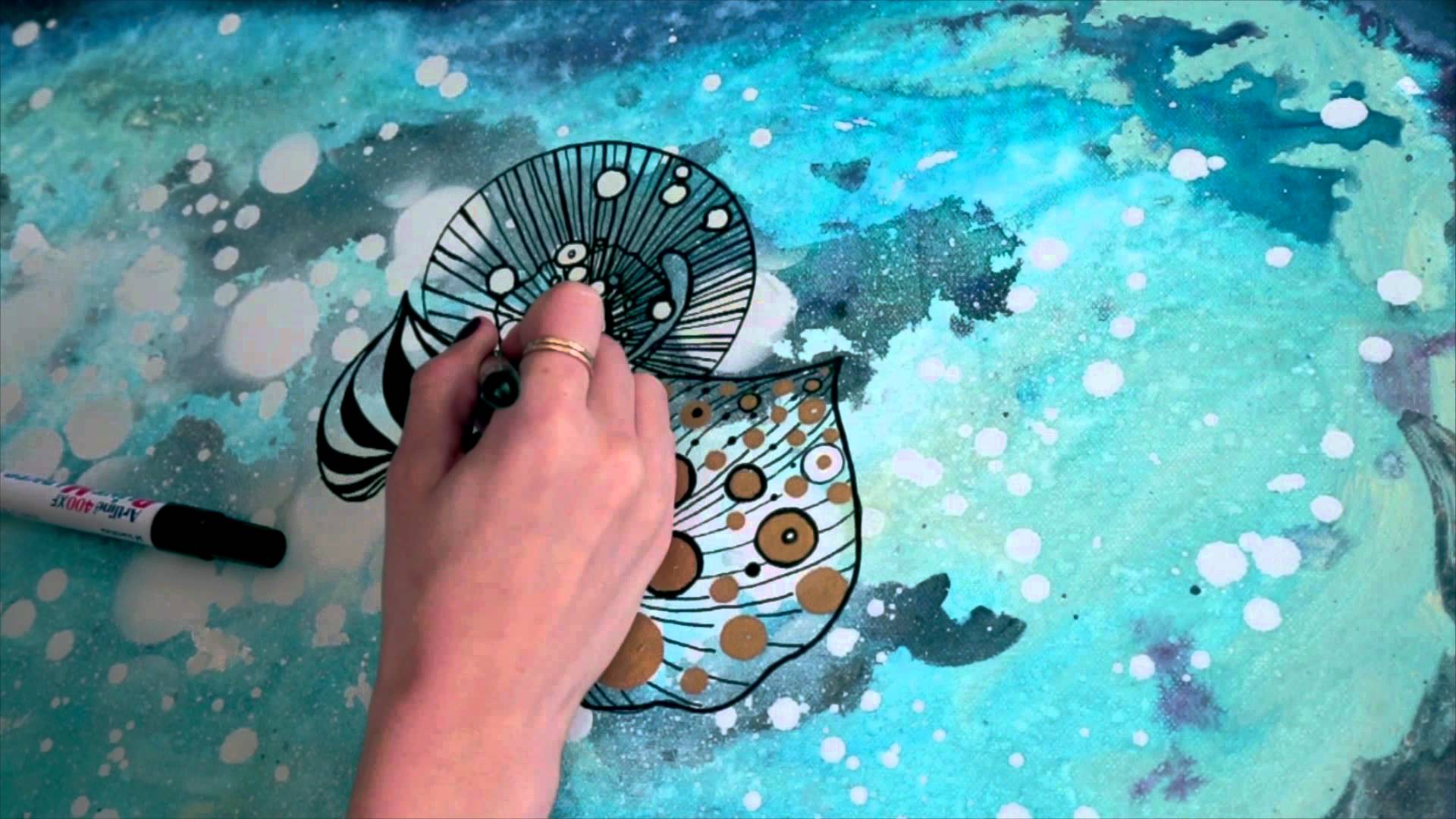 1920x1080 Pov Painting Kaleidoscope By Rachel Reinert - Kaleidoscope Painting