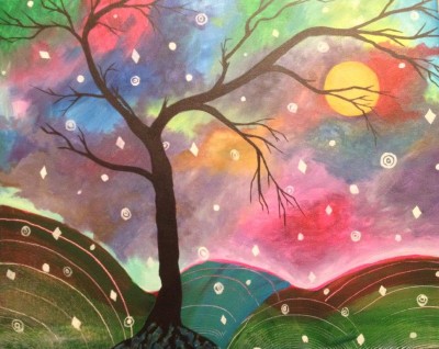 400x318 Paint Party - Kaleidoscope Painting