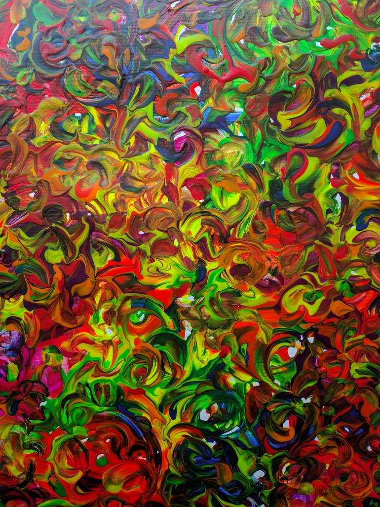 770x1027 Saatchi Art Kaleidoscope Painting By Nalini Khattar - Kaleidoscope Painting