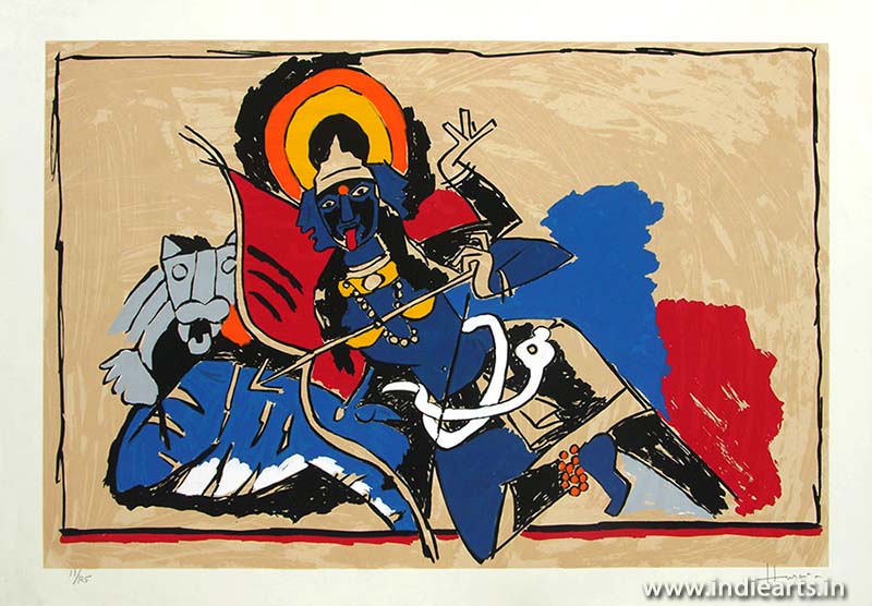 800x556 Kali Painting Best Kali Serigraphs Buy Mf Husain Kali Painting - Kali Painting