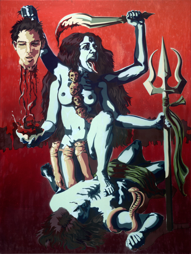 376x500 Katy Wiedemann - Kali Painting