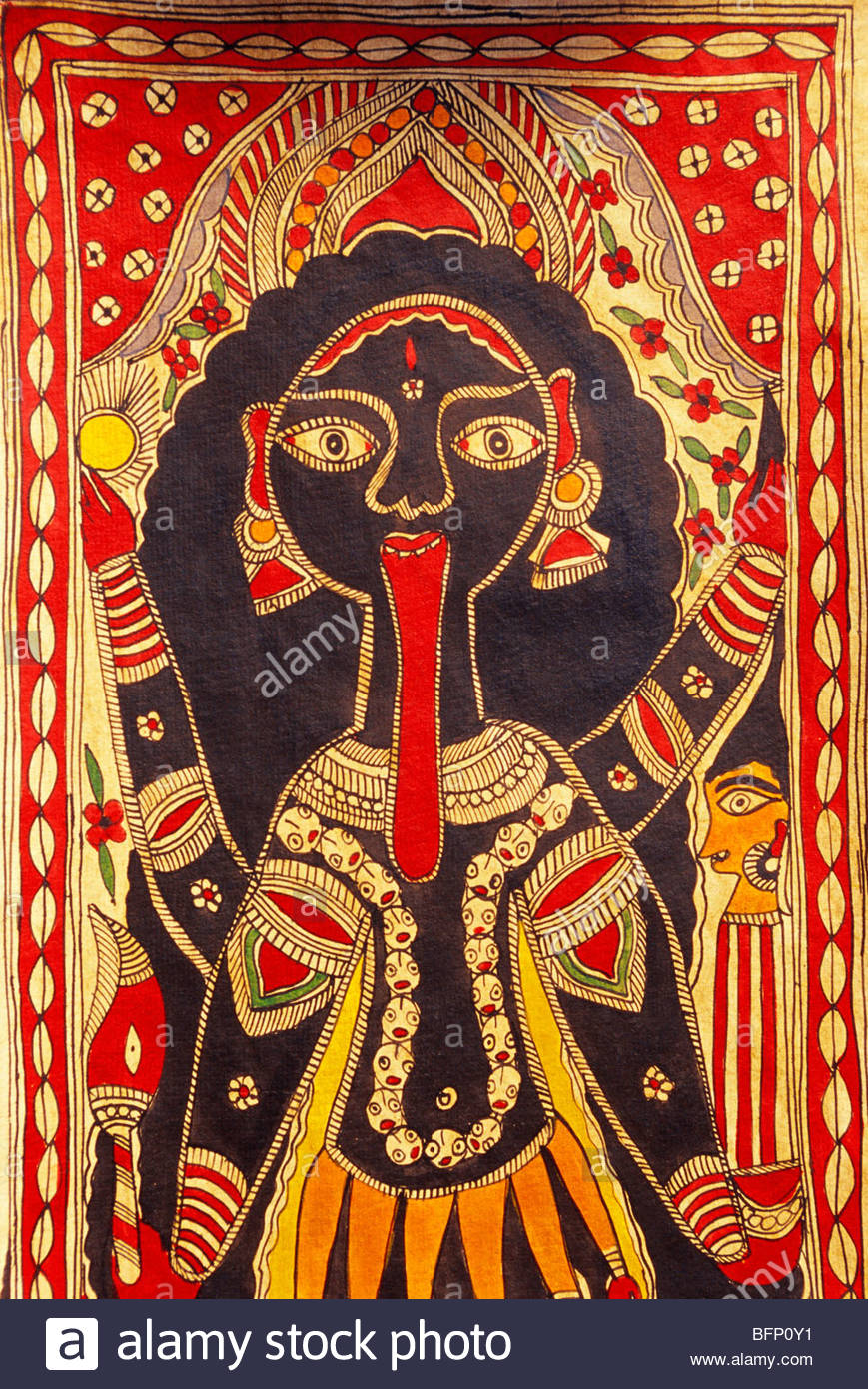 869x1390 Goddess Kali Painting Stock Photos Amp Goddess Kali Painting Stock - Kali Painting