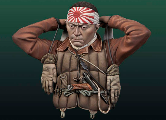 550x400 Kamikaze S9 B31 110 The Bust Collection Andrea Miniatures - Kamikaze Painting
