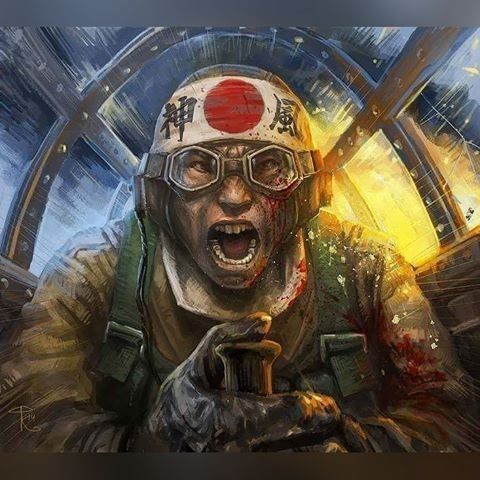 480x480 Kamikaze. - Kamikaze Painting