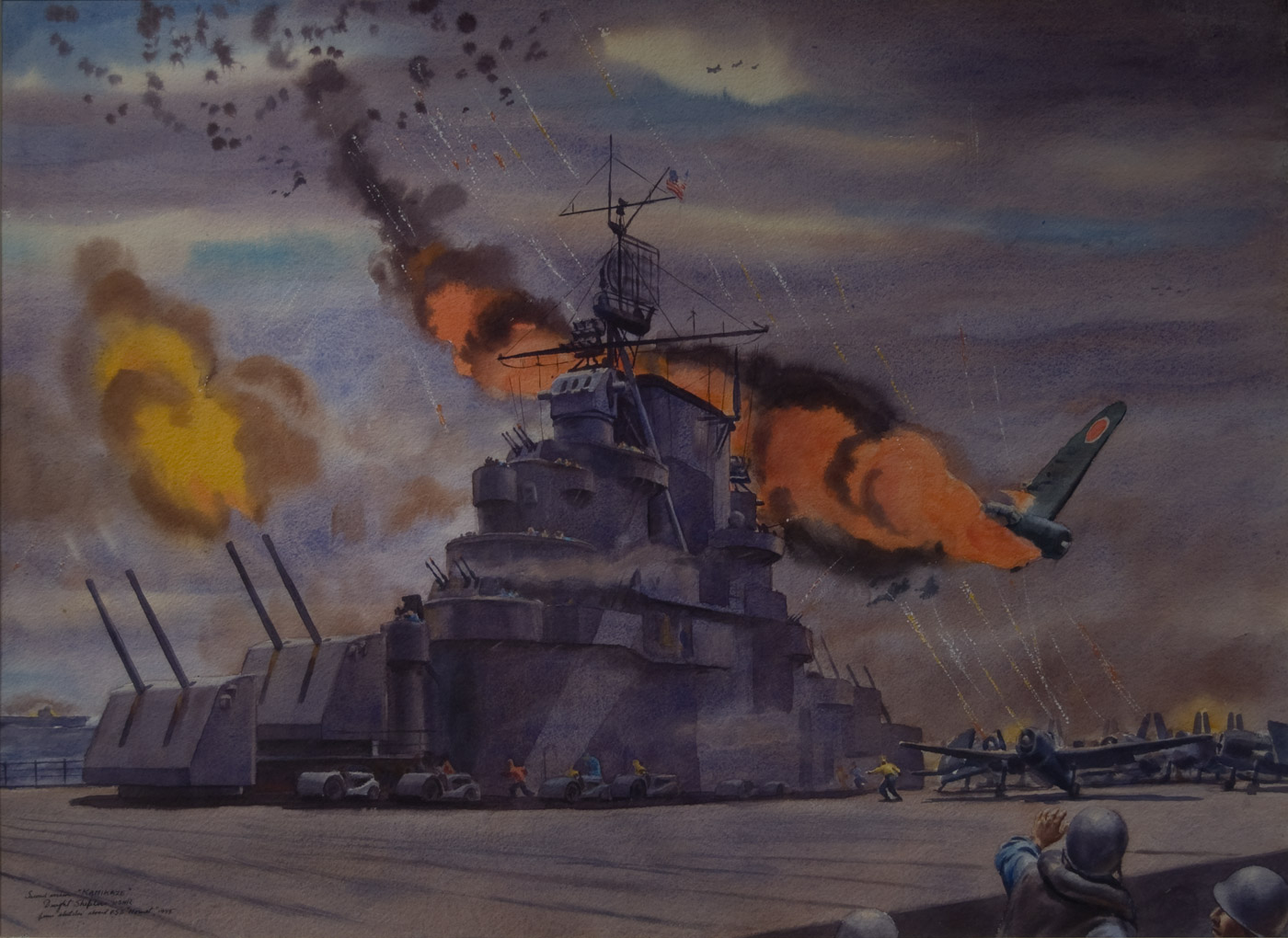 1400x1020 Kamikaze - Kamikaze Painting