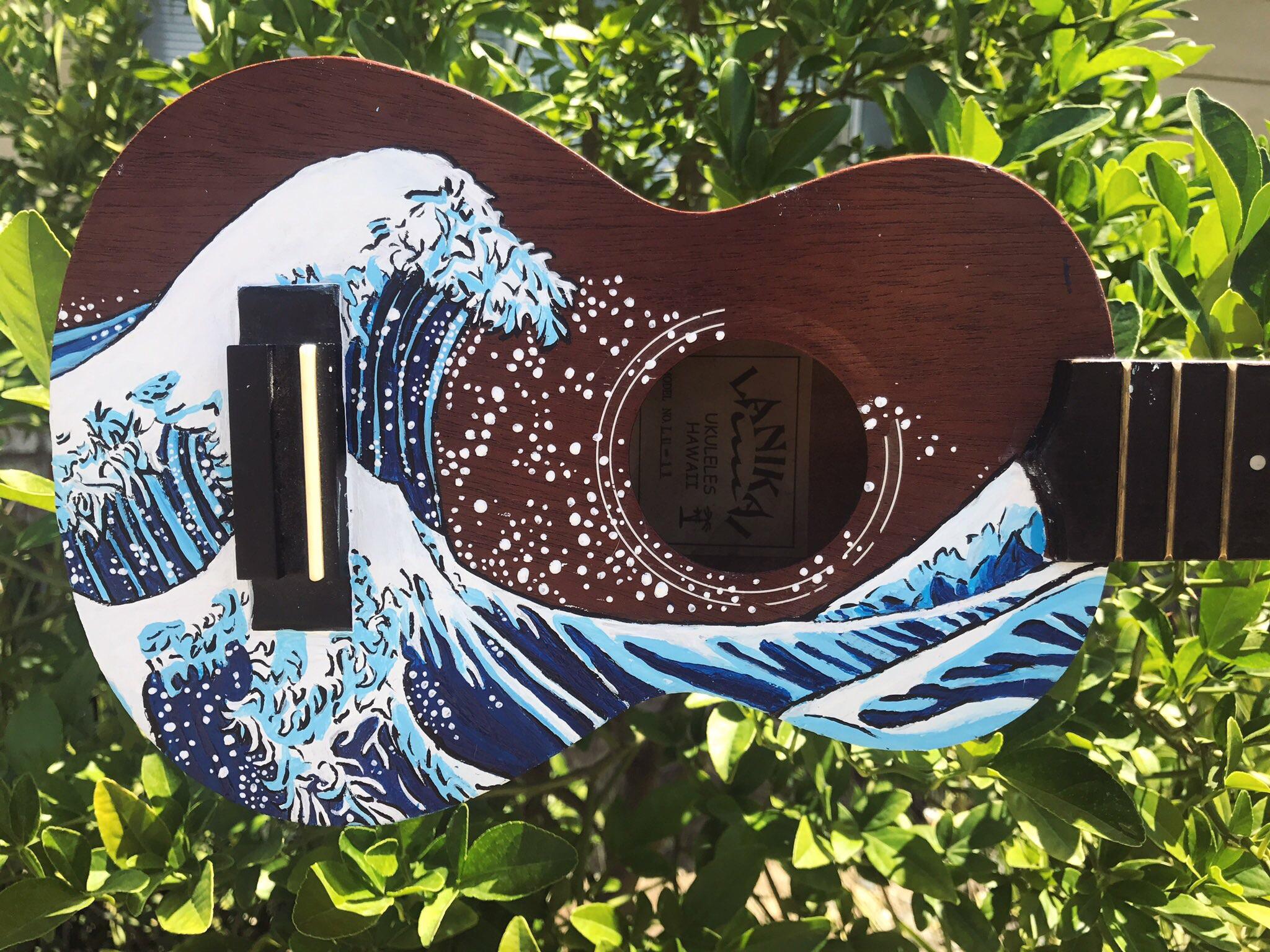 2048x1536 The Great Wave Off Kanagawa' Inspired Painting Done In Acrylic - Kanagawa Painting