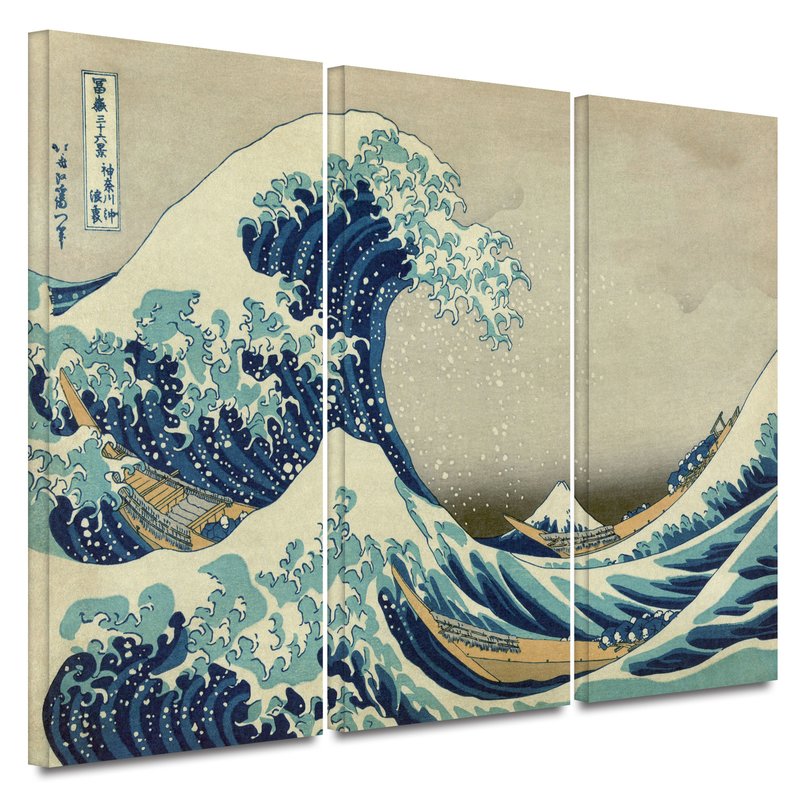 800x800 World Menagerie - Kanagawa Painting