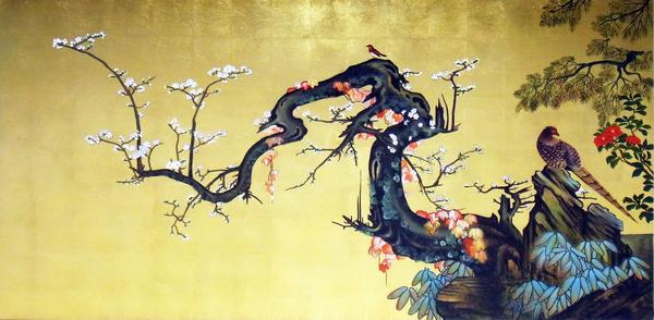 600x294 The Eurasia Art Rakuten Global Market Art Of Urushi Lacquer - Kano Painting