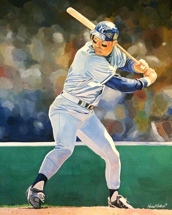 600x749 Kansas City Royals Posters Poster Featuring The Painting City - Kansas City Royals Painting