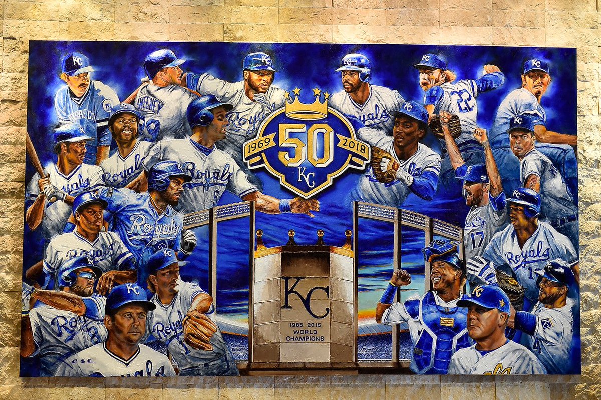 1200x799 Kansas City Royals On Twitter We'Re Honoring Our - Kansas City Royals Painting
