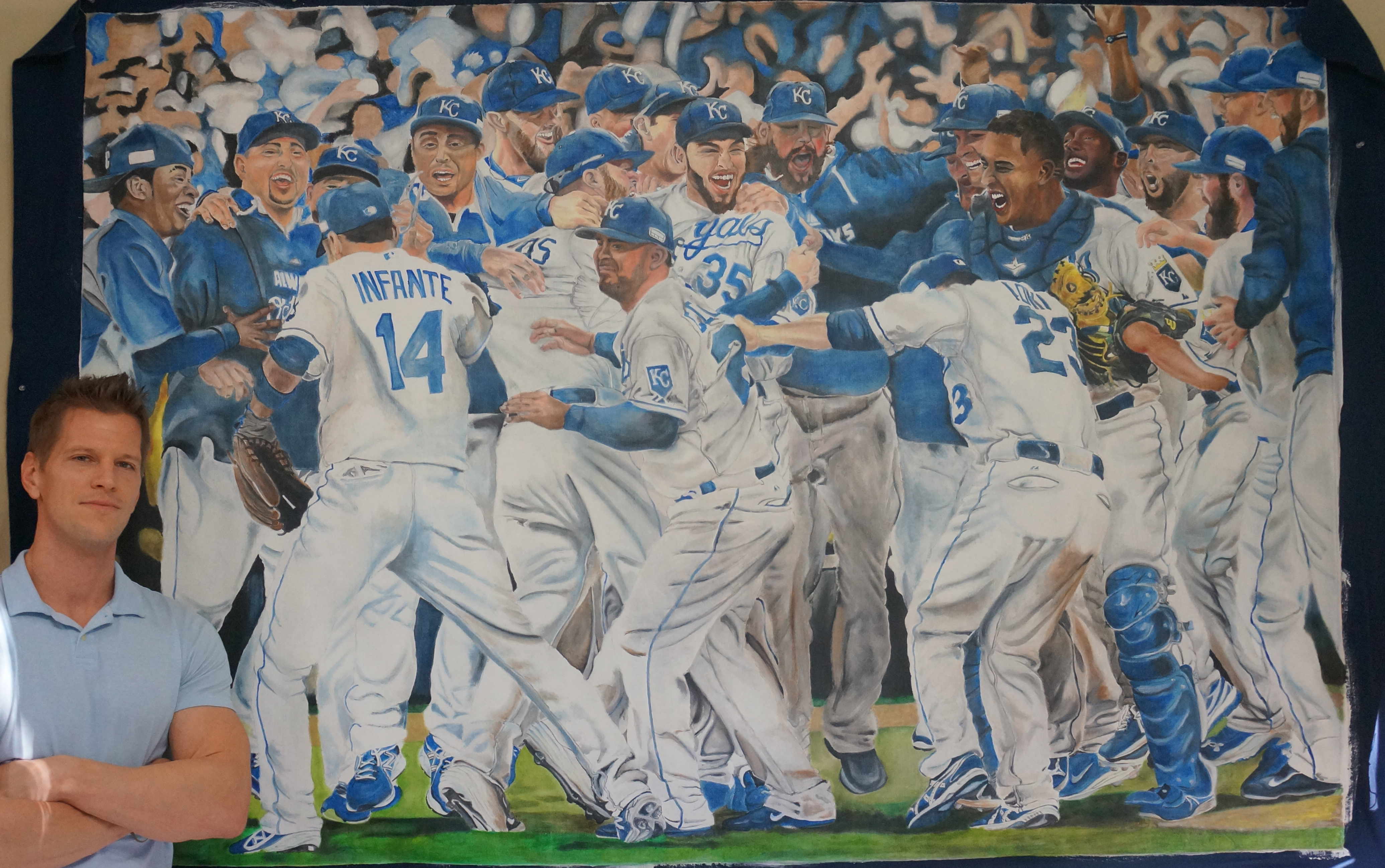 4140x2596 Royals - Kansas City Royals Painting