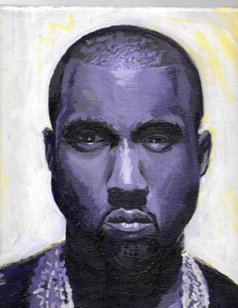 770x996 Saatchi Art Kanye West Painting By Scott Benites - Kanye Painting