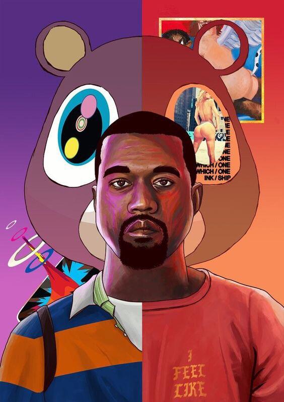 564x797 Cool Kanye Painting Kanye - Kanye Painting
