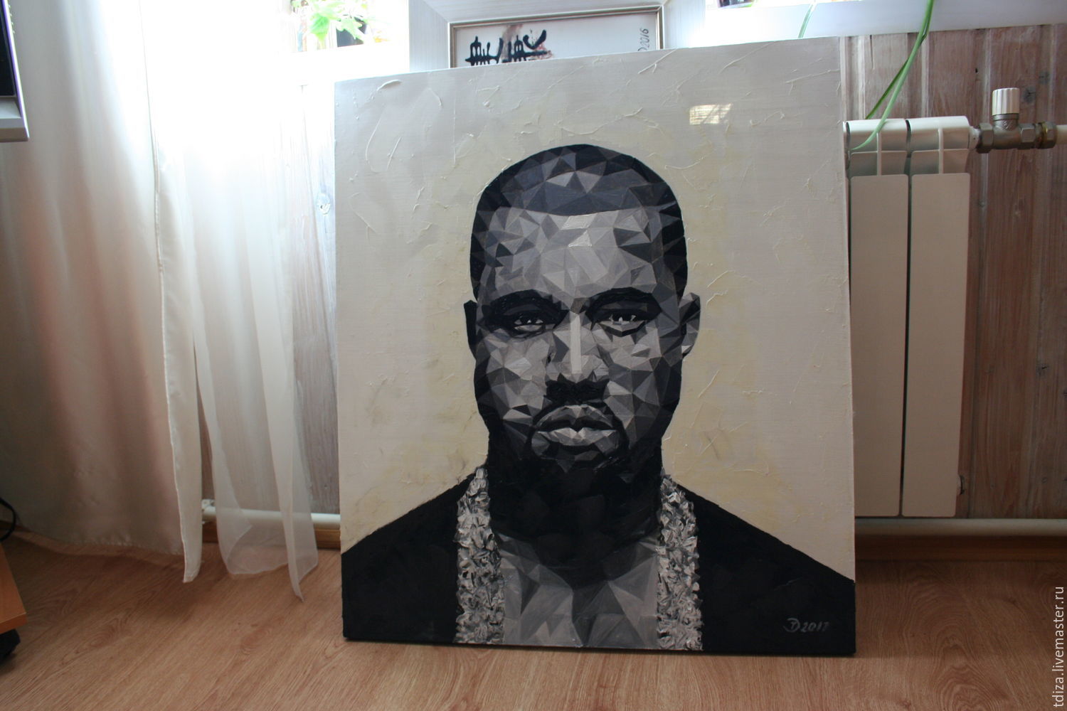 1500x1000 Pop Art Kanye West Shop Online On Livemaster With Shipping - Kanye West Canvas Painting