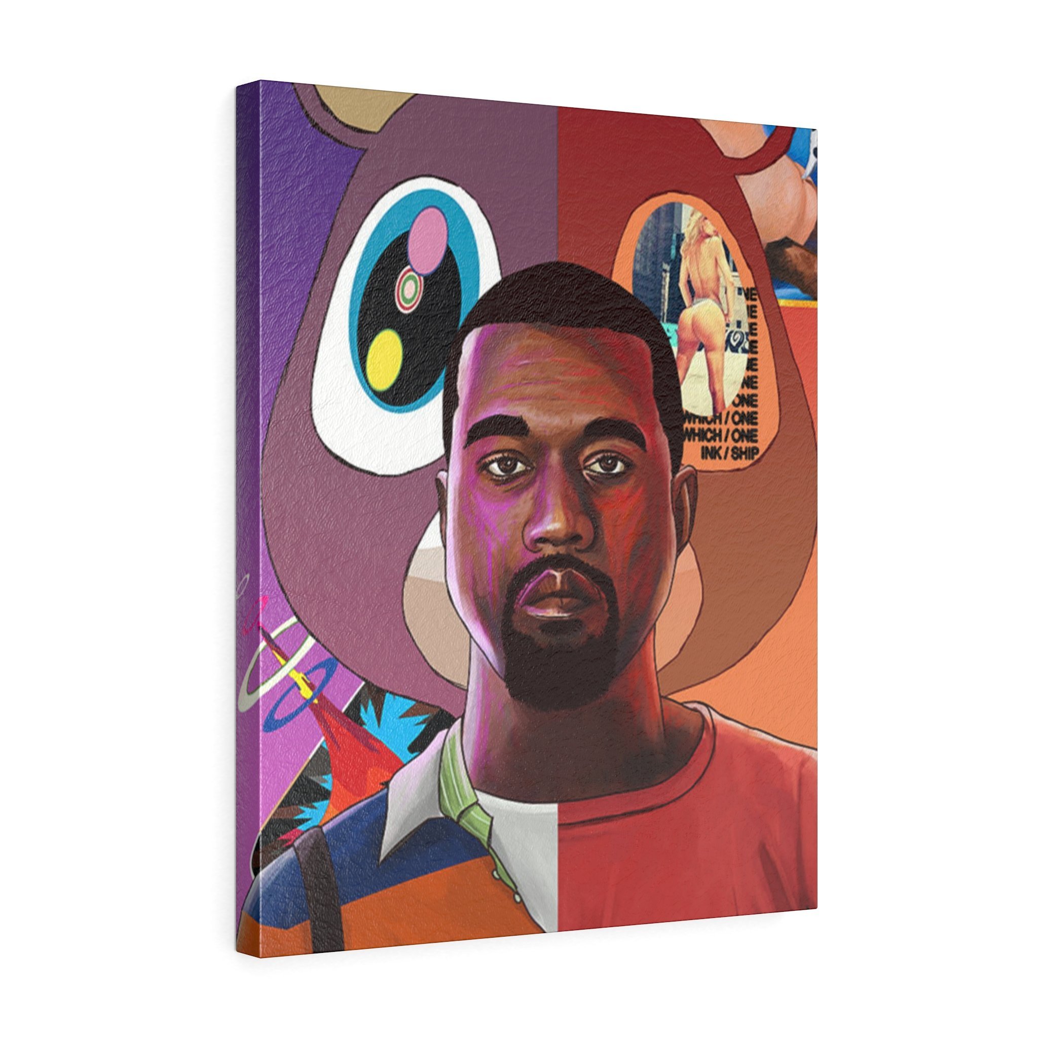 Kanye West Canvas Painting at PaintingValley.com | Explore collection ...