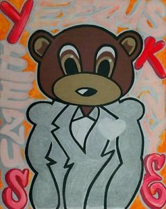 239x300 Kanye West Graduation Bear Ebay - Kanye West Graduation Painting