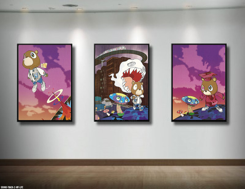 500x386 Does Anyone Have The Source Images For These Unique Graduation - Kanye West Graduation Painting