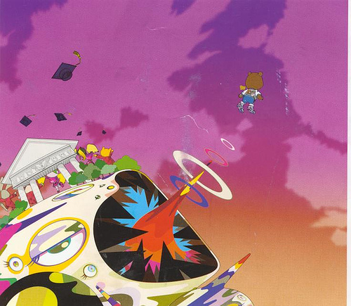 500x435 Graduation's Album Cover Kanye West Forum - Kanye West Graduation Painting