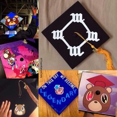 236x236 Graduation Cap - Kanye West Graduation Painting