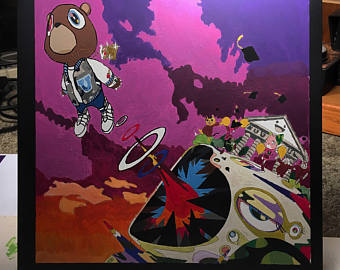 340x270 Graduation Posters - Kanye West Graduation Painting