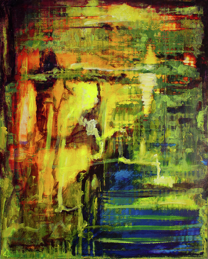 723x900 On The Horizon Painting By Derek Kaplan - Kaplan Painting