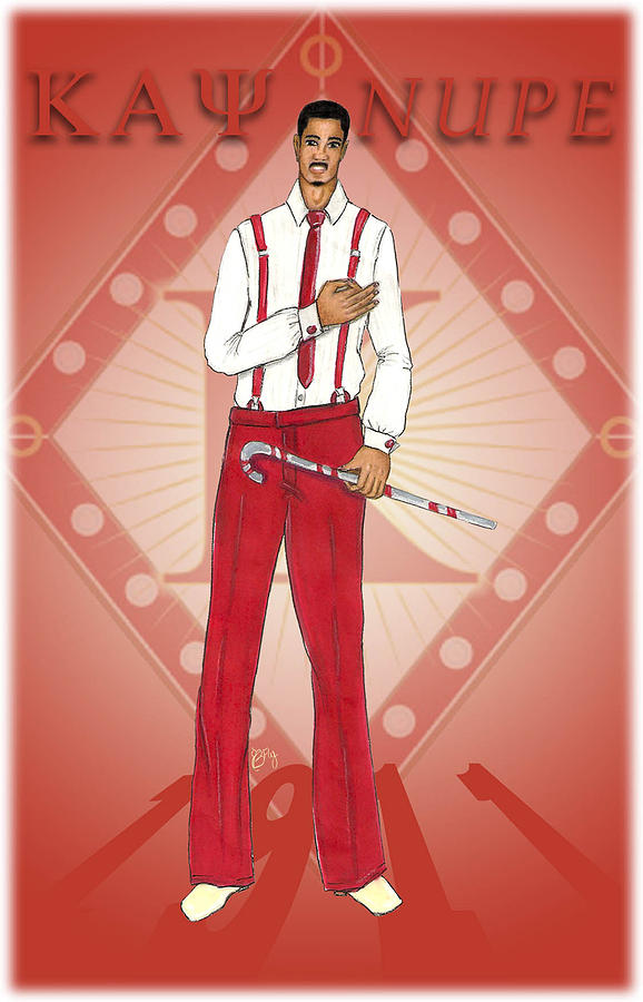 578x900 Kappa Alpha Psi Digital Art By Bfly Designs - Kappa Alpha Psi Painting