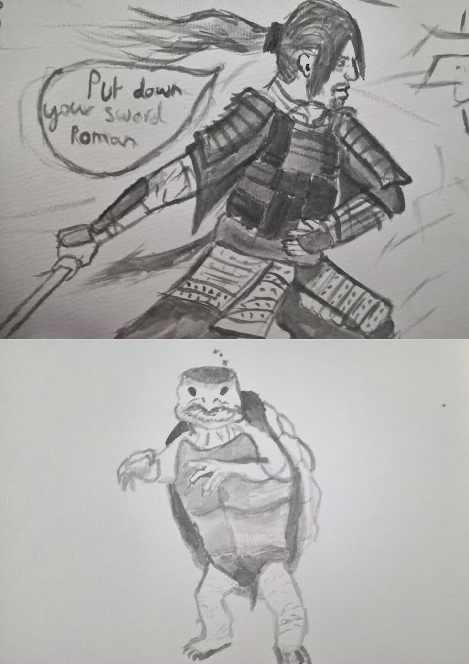 1920x2716 Hiroshi Sanshain - Kappa Painting