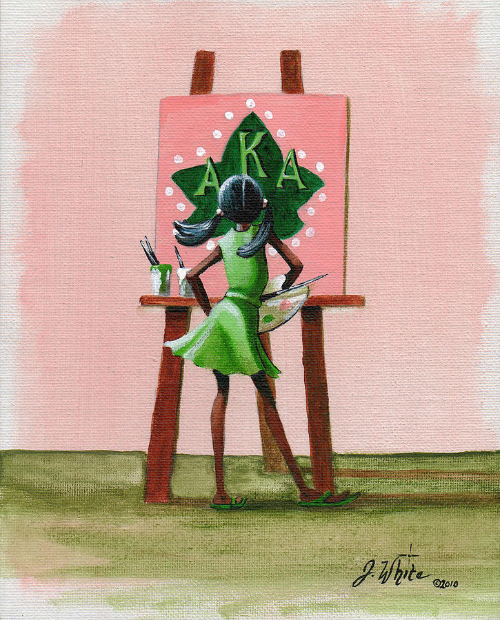 725x900 Alpha Kappa Alpha Paintings Fine Art America - Kappa Painting
