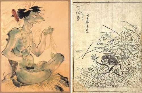 500x328 Kappa The Most Familiar Aquatic Yukai - Kappa Painting