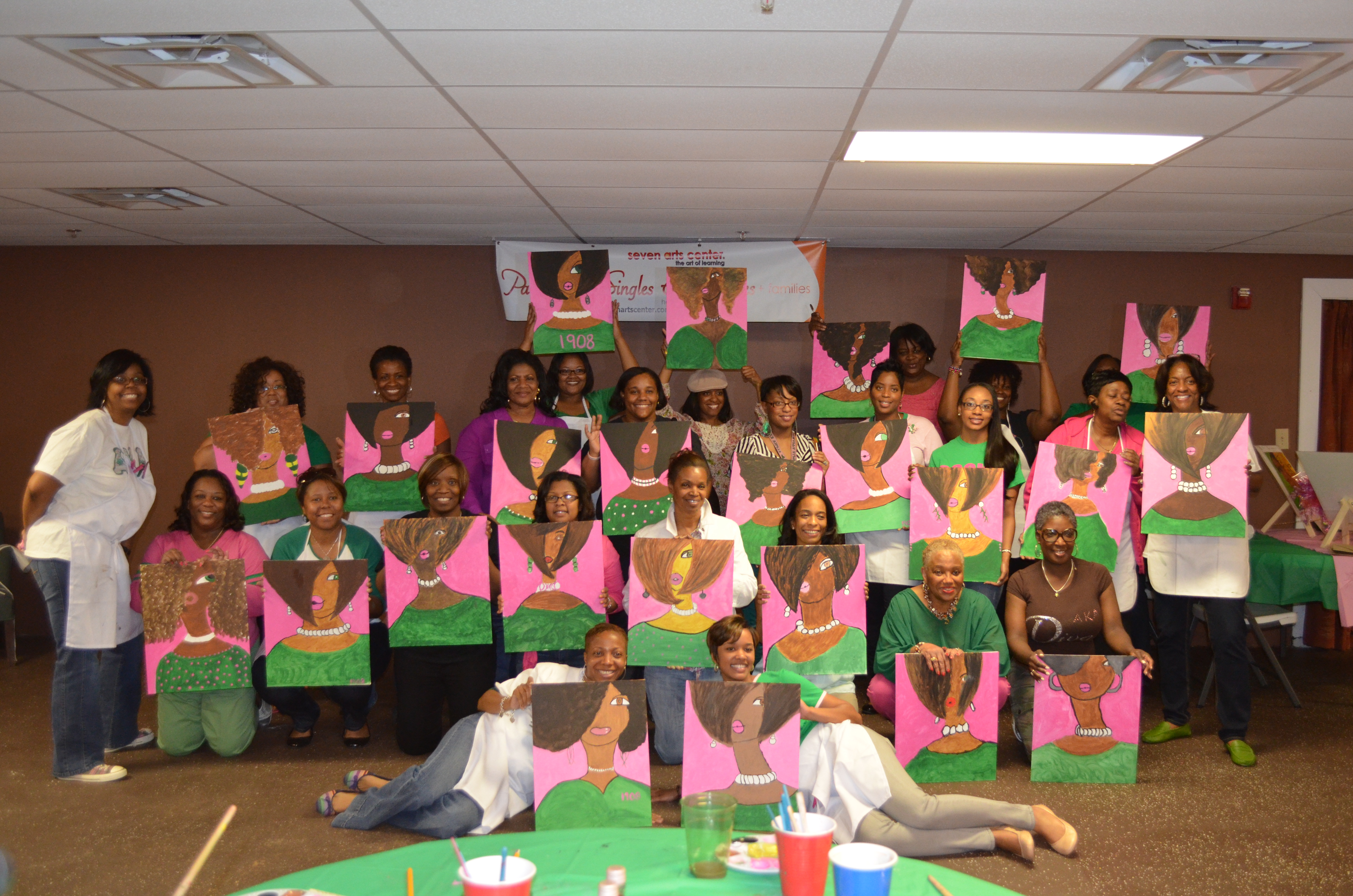 4928x3264 Alpha Kappa Alpha Social Painting For Singles Amp Couples - Kappa Painting