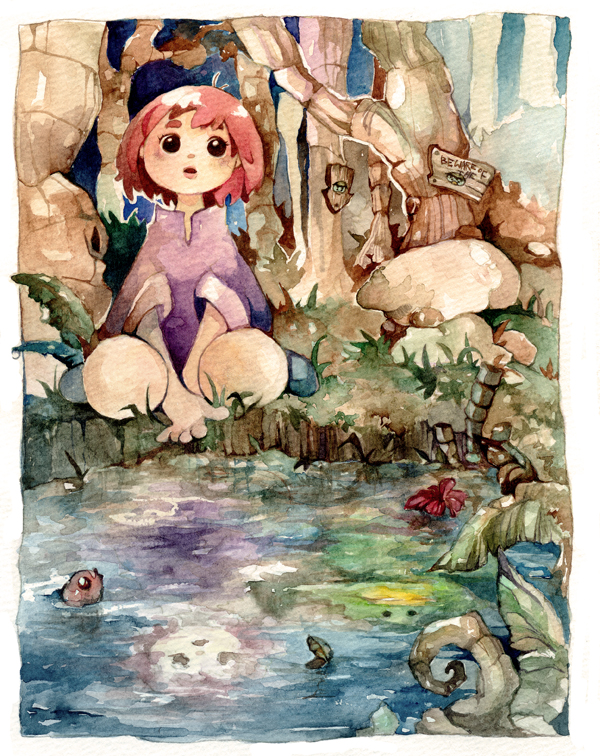 600x756 Beware Of The Kappa Art - Kappa Painting