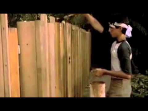480x360 Paint The Fence - Karate Kid Painting